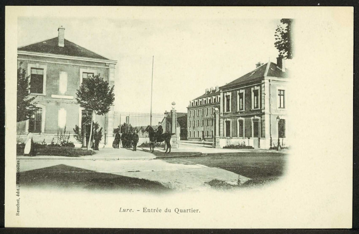 Caserne des Dragons, entrée du quartier
