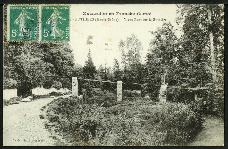 Vieux pont sur la Buthière