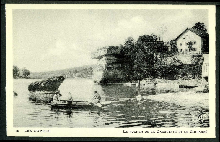 Les Combes, le rocher de la Casquette et le Cuirassé