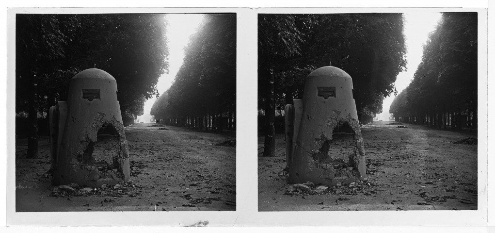 Abri de mitraillette au Palais du Luxembourg