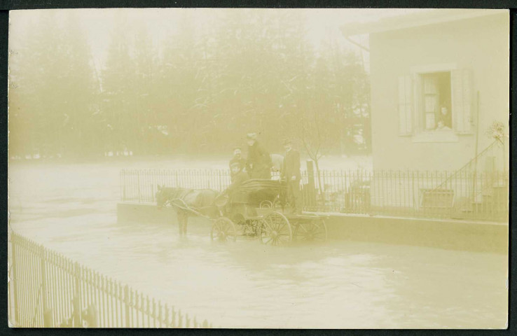 Environs de Besançon, inondations 1910
