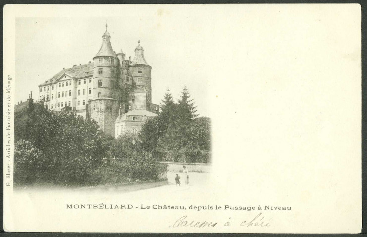 Le château de Montbéliard