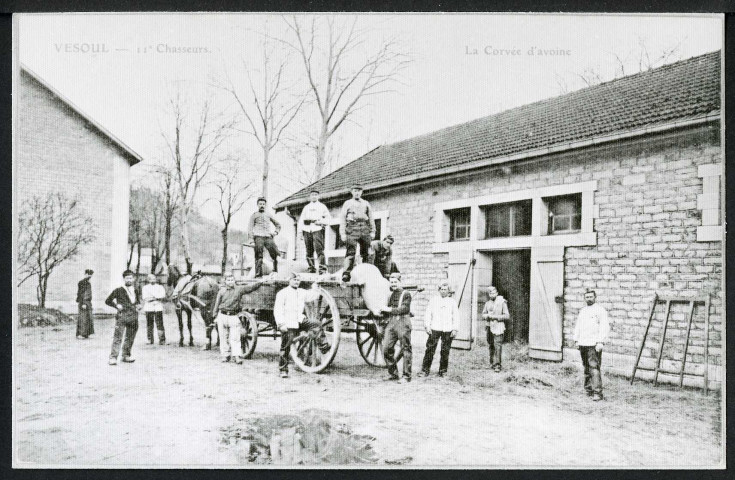 11e chasseurs, la corvée d'avoine