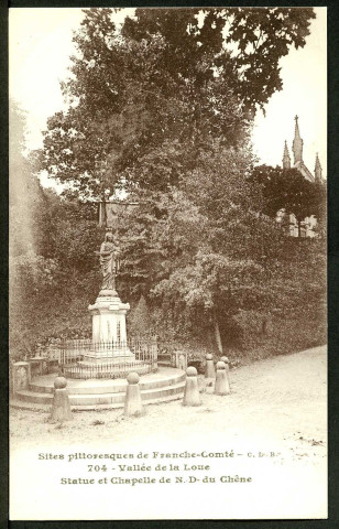 Vue de la chapelle et de la Vierge
