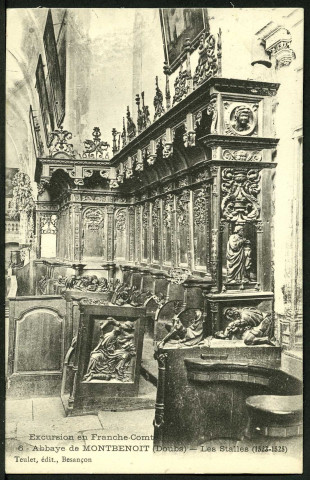 Vue des stalles
