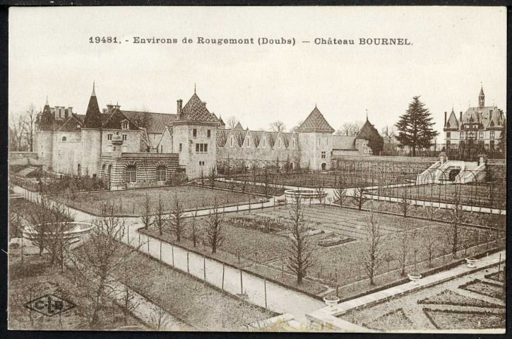 Château de Bournel, les jardins
