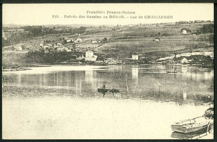 Entrée des bassins du Doubs, lac de Chaillexon