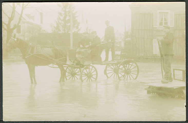 Environs de Besançon, inondations 1910