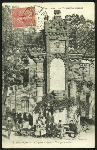 Vue du square archéologique Castan