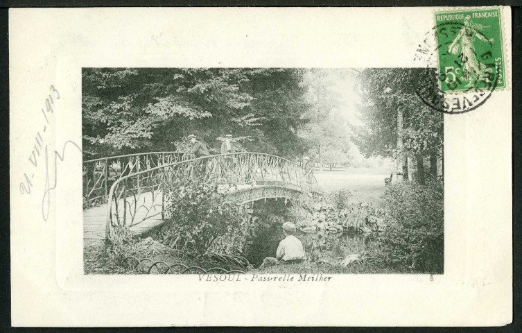 La passerelle Meilher