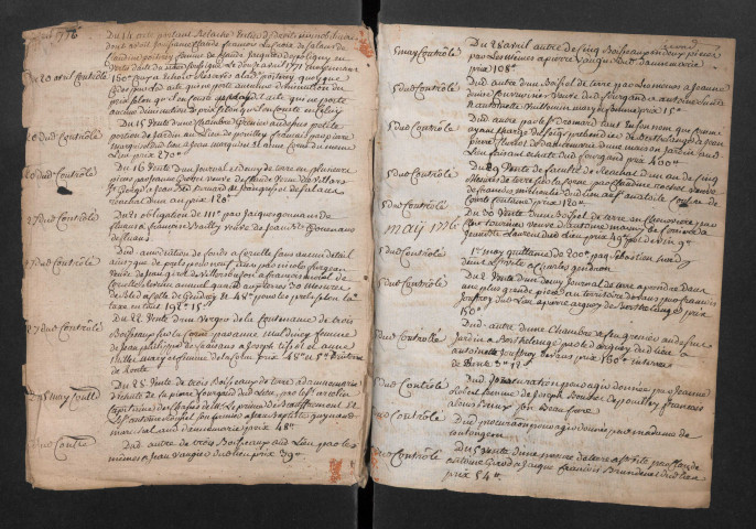 Minutes, testaments et répertoires