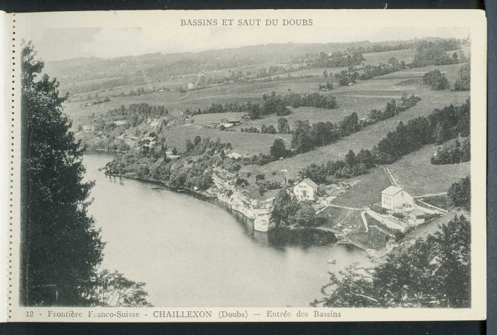 Chaillexon (Doubs). Entrée des bassins