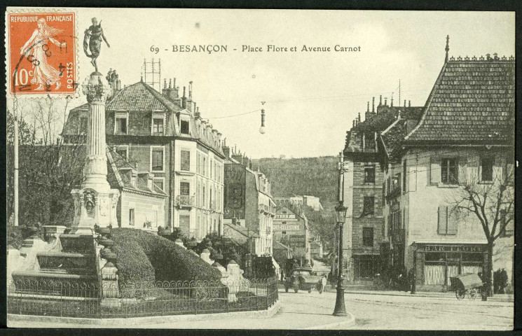 Place Flore et avenue Carnot