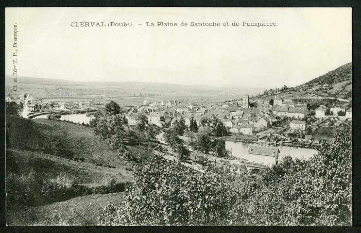 La plaine de Santoche et de Pompierre