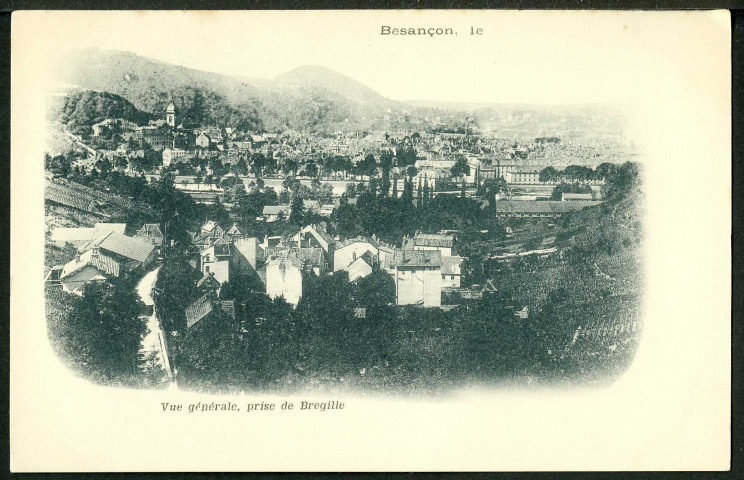Vue générale prise de Bregille