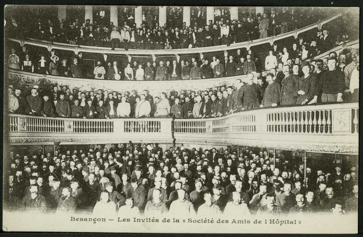 Les invités de la société des amis de l'hôpital