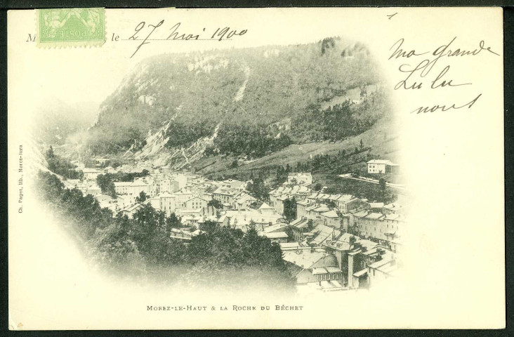 La roche du Béchet