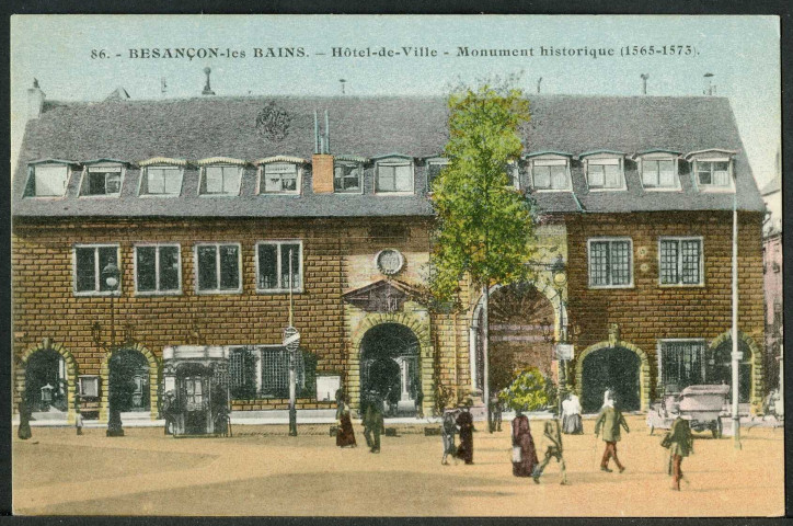 Vue de l'hôtel de ville, XVIe s.