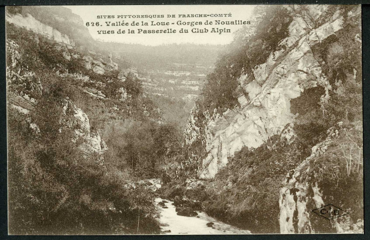 Vallée de la Loue. Gorges de Nouailles