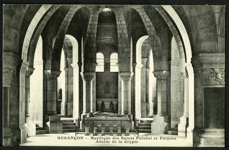 Basilique des Saints Ferréol et Ferjeux, abside de la crypte