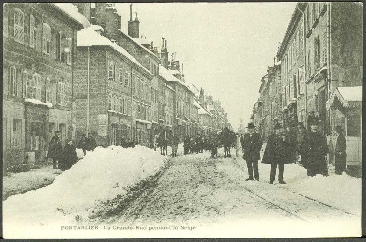 La Grande Rue sous la neige