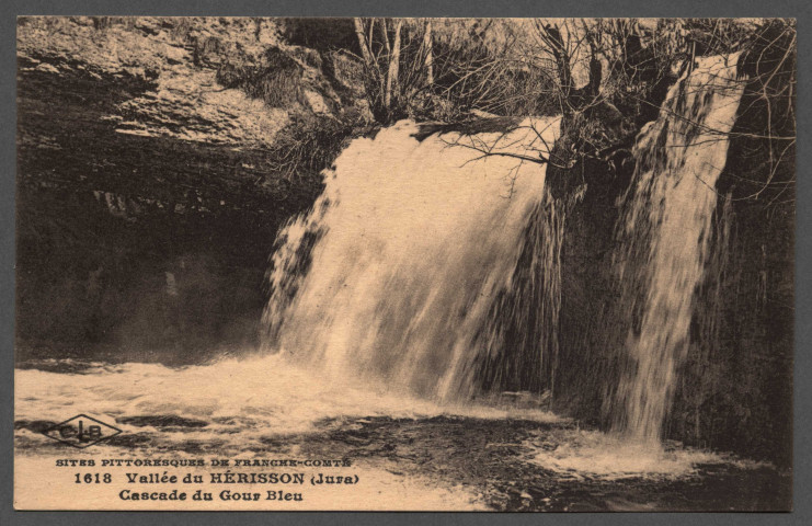 Vallée du Hérisson. Cascade du Cour Bleu