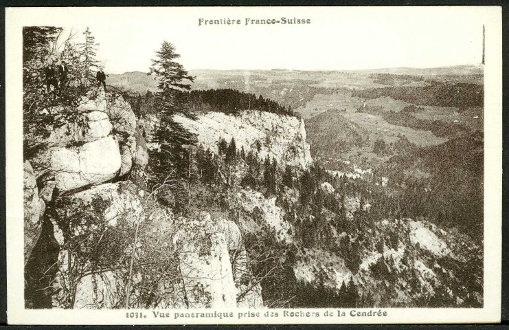 Environs, rochers de la Cendrée