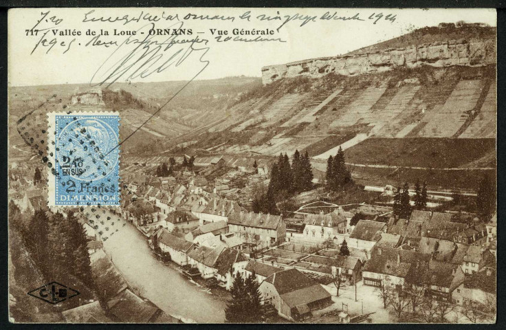 Vallée de la Loue, vue générale