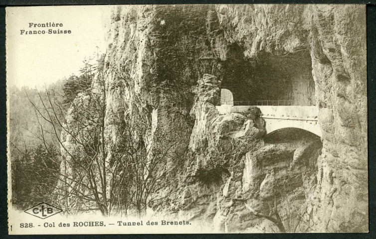 Col des roches, tunnel des Brenets