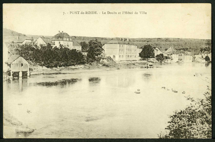 Le Doubs et l'Hôtel de Ville
