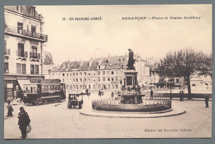 Place et statue Jouffroy