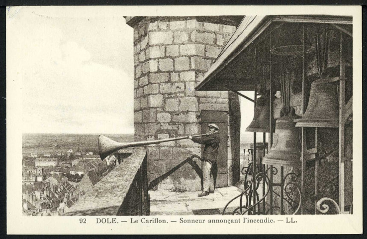 Le carillon, sonneur annonçant l'incendie