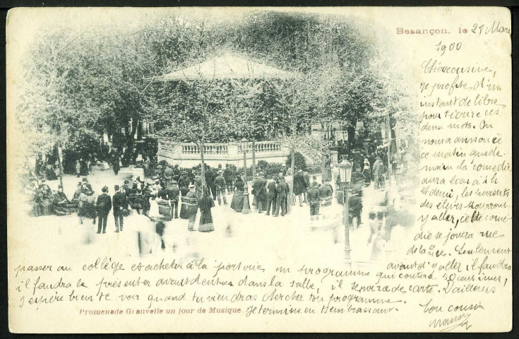 Promenade Granvelle, un jour de musique