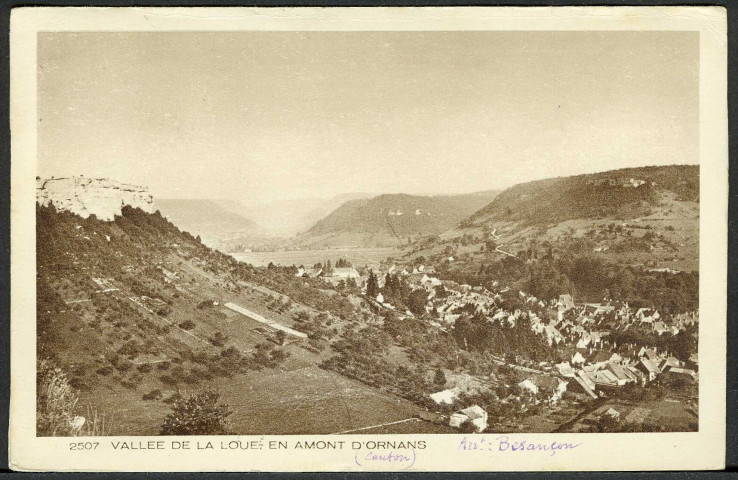 Vallée de la Loue en amont d'Ornans