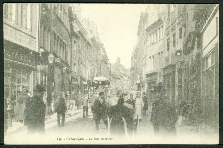 Vue de la rue Battant