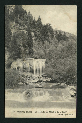 Une chute au moulin du "saut"