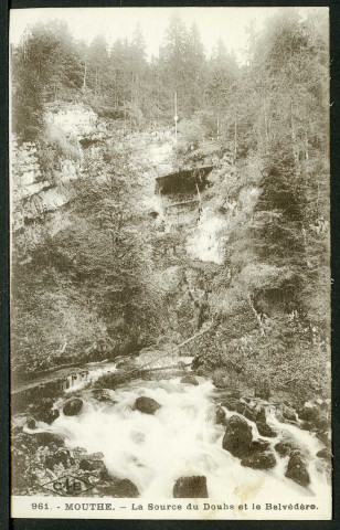 La source du Doubs et le belvédère
