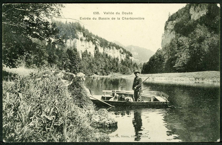 Vallée du Doubs. Entrée du bassin de la Charbonnière