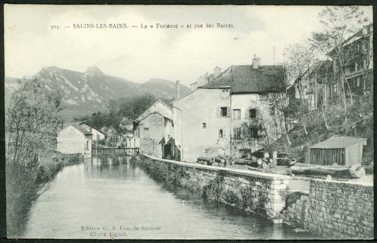 La "Furieuse" et rue des Barres