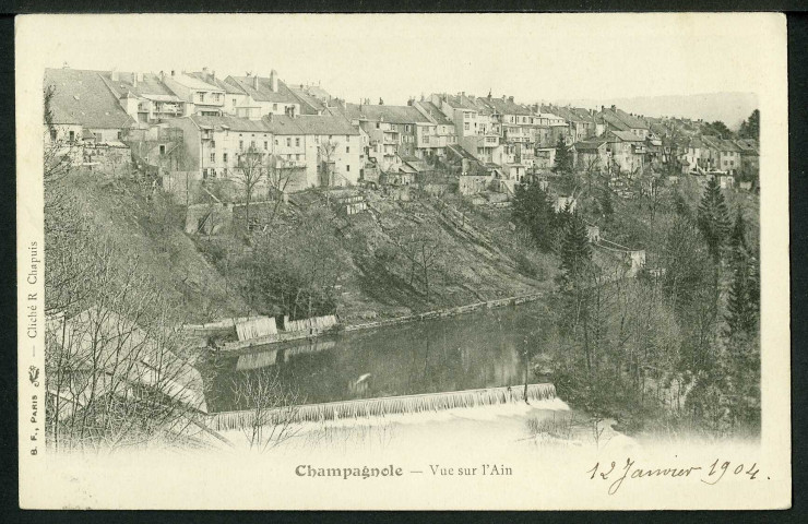 Vues sur l'Ain, les bords de la rivière