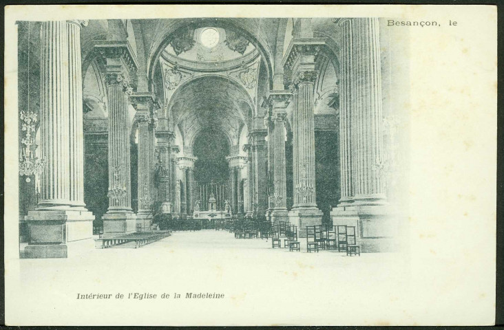 Intérieur de l'église de la Madeleine