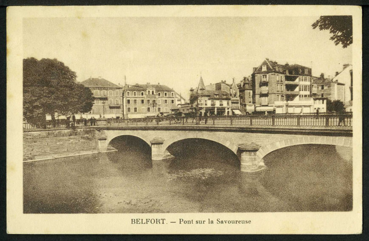 Pont sur la Savoureuse