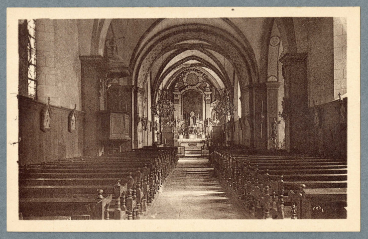 Intérieur de l'Eglise