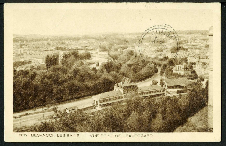 Vue générale prise de Beauregard