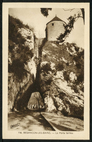 La porte Taillée, coté extérieur