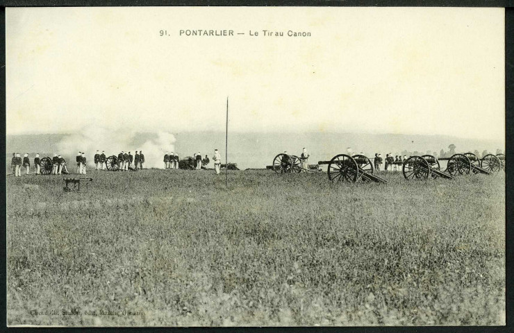 Le tir au canon