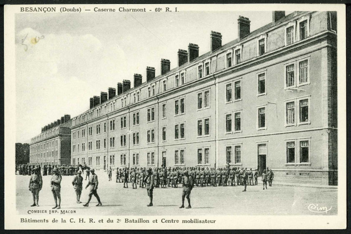Les bâtiments du 60e R.I.