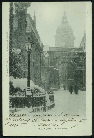 Porte Noire en hiver