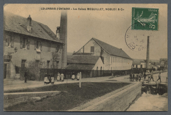 Les usines Méquillet, Noblot et Cie