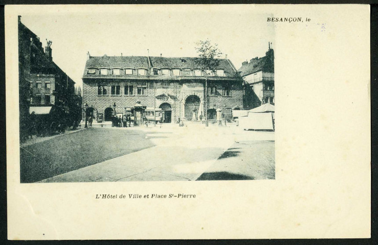 Vue de l'hôtel de ville, XVIe s.